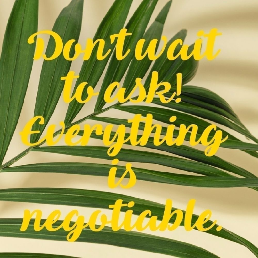 Don't wait to Ask!